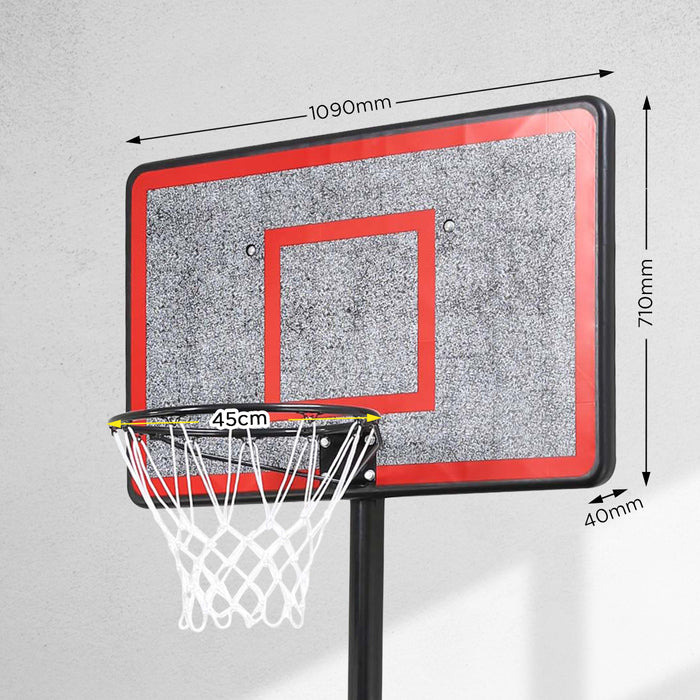 Kahuna Height-Adjustable Basketball Hoop Backboard Portable Stand - Free Shipping