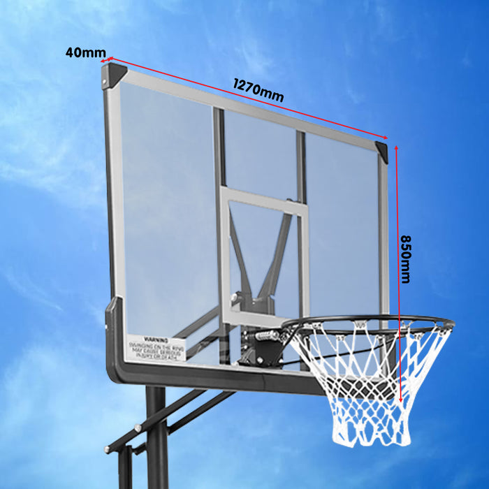 Kahuna Height-Adjustable Basketball Portable Hoop for Kids and Adults - Free Shipping