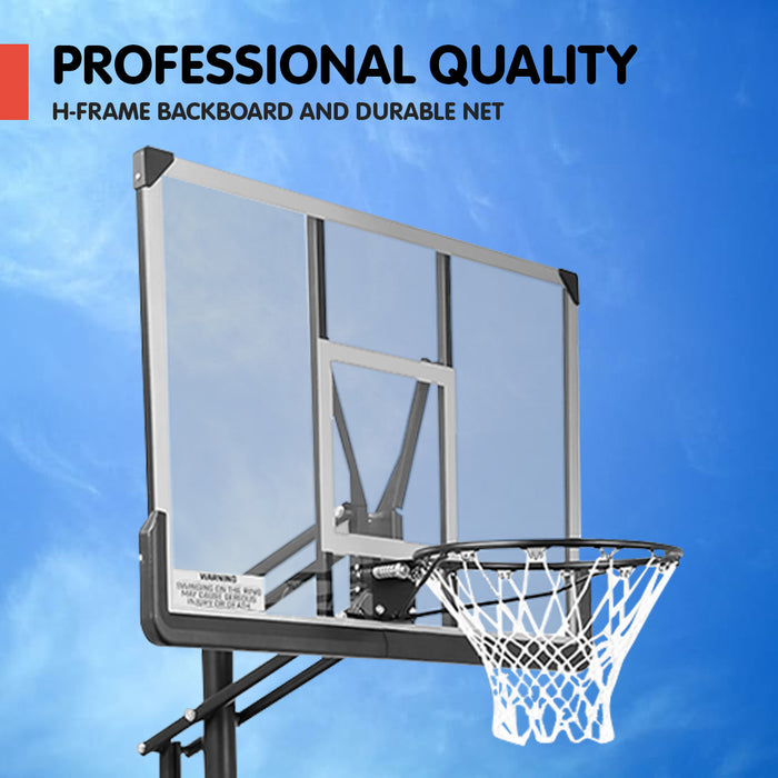 Kahuna Height-Adjustable Basketball Portable Hoop for Kids and Adults - Free Shipping