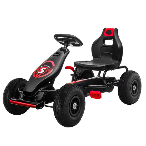 Kahuna G18 Kids Ride On Pedal Powered Go Kart Racing Style - Red - Free Shipping