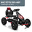 Kahuna G18 Kids Ride On Pedal Powered Go Kart Racing Style - Red - Free Shipping