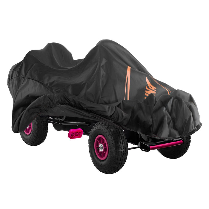 Kahuna G18 Kids Ride On Pedal Go Kart - Rose Pink - Free Shipping