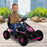 Kahuna G18 Kids Ride On Pedal Go Kart - Rose Pink - Free Shipping