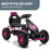 Kahuna G18 Kids Ride On Pedal Go Kart - Rose Pink - Free Shipping