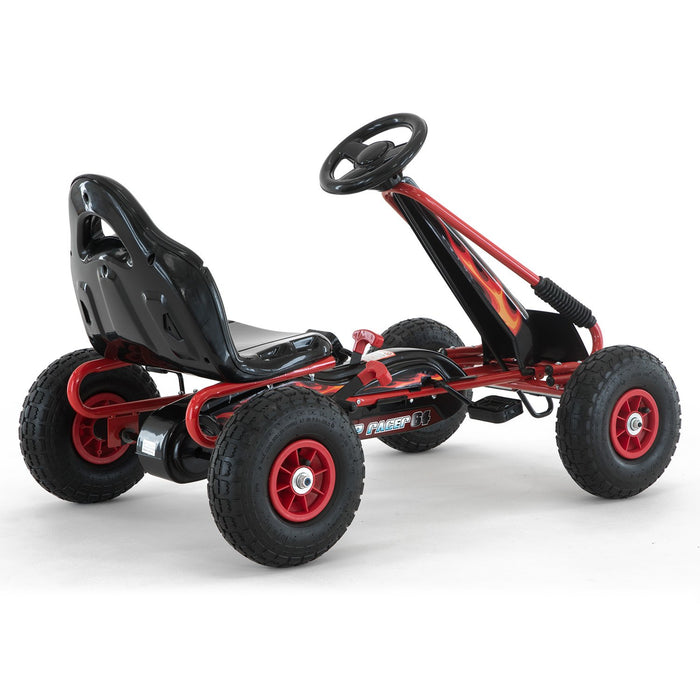 Kahuna G95 Kids Ride On Pedal-Powered Go Kart  - Red - Free Shipping