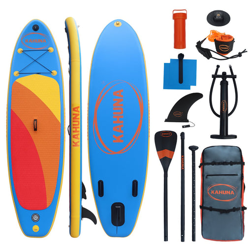 Kahuna Hana Inflatable Stand Up Paddle Board 10FT w/ iSUP Accessories - Free Shipping