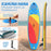 Kahuna Hana Inflatable Stand Up Paddle Board 10FT w/ iSUP Accessories - Free Shipping