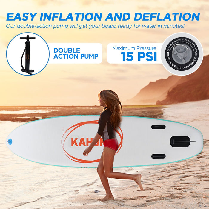 Kahuna Hana Inflatable Stand Up Paddle Board 11FT SUP Paddleboard - Free Shipping!