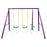 Kahuna Kids 4-Seater Swing Set Purple Green -  Free Shipping