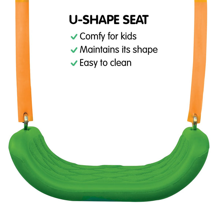 Kahuna Kids 4-Seater Swing Set Purple Green -  Free Shipping