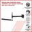 Boxing Bar Stamping Speed Training Light Weight Rotating Bar Wall-Mounted