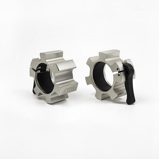 Aluminium Olympic Lock Collars Pair Barbell Clamps Clips Quick - FREE delivery!