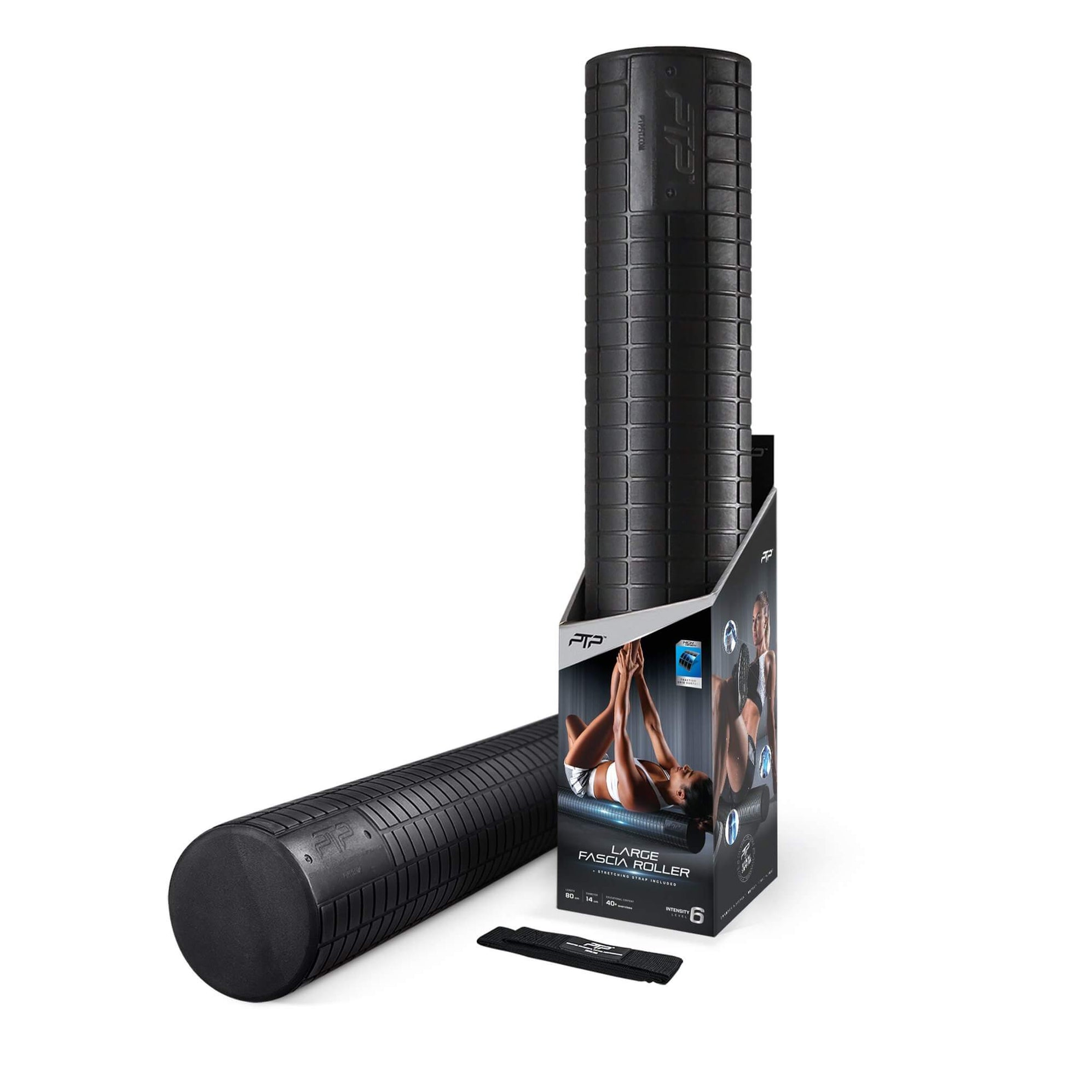 PTP Fascia Release Roller, Black — VollerFit