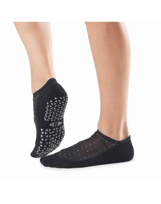 MADDIE Twinkle Tavi Noir Grip Sock - Black/Ebony