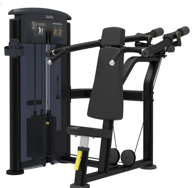 Impulse Full Commercial Pin Loaded Shoulder Press 200lb Stack IT9512 ...