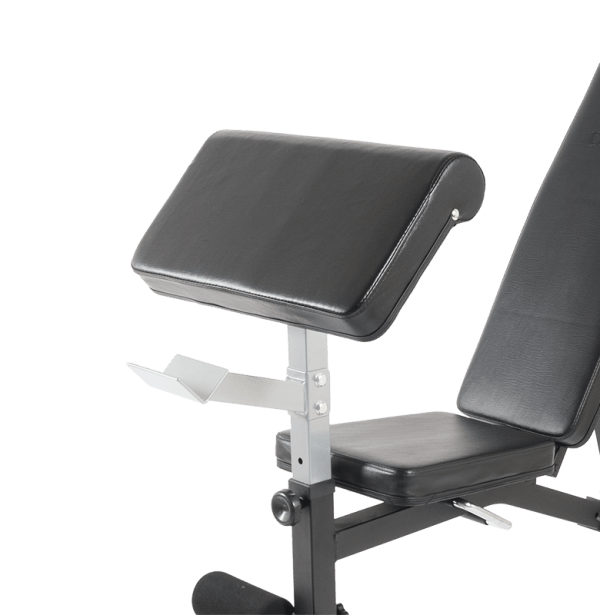 Adaptable FID Bench with Leg Developer and Preacher Curl