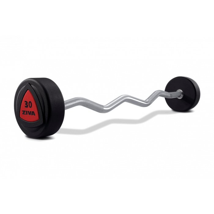 ZIVA ZVO Urethane Fixed Barbell - AVAILABLE NOW